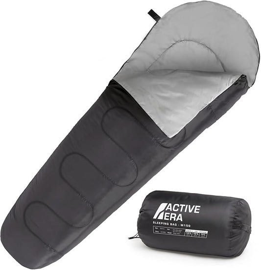 Active Era Sleeping Bag - Premium Lightweight Sleeping Bags for Adults & Kids - Festivals, Camping, Hiking & Outdoors - Includes Small Travel Bag