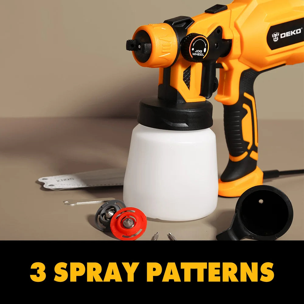 Electric Spray Gun Cordless Paint Sprayer with 2 Batterys