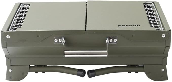 Borodo Lifestyle Folding Charcoal Grill for Camping - Green